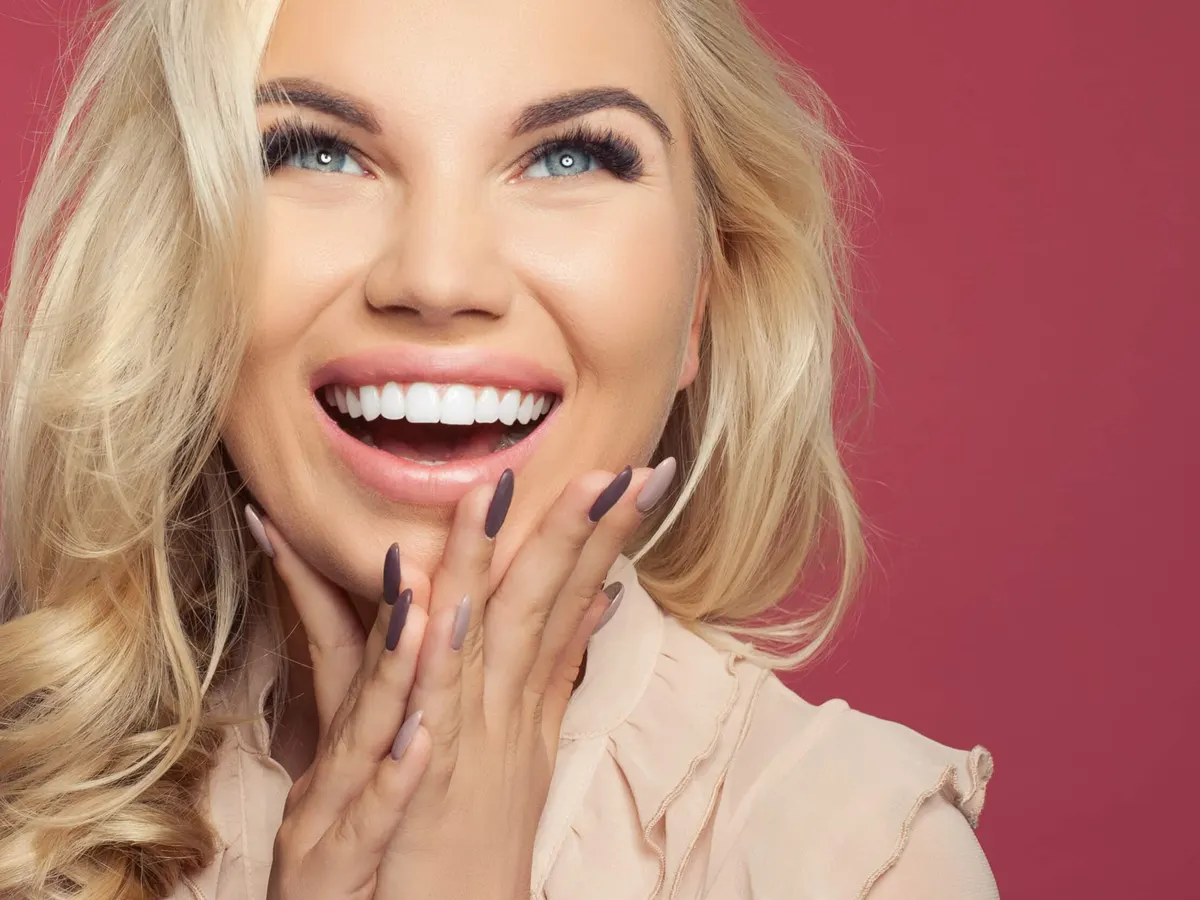 Woman with even skin after microneedling dermaroller treatment in Irvine, CA