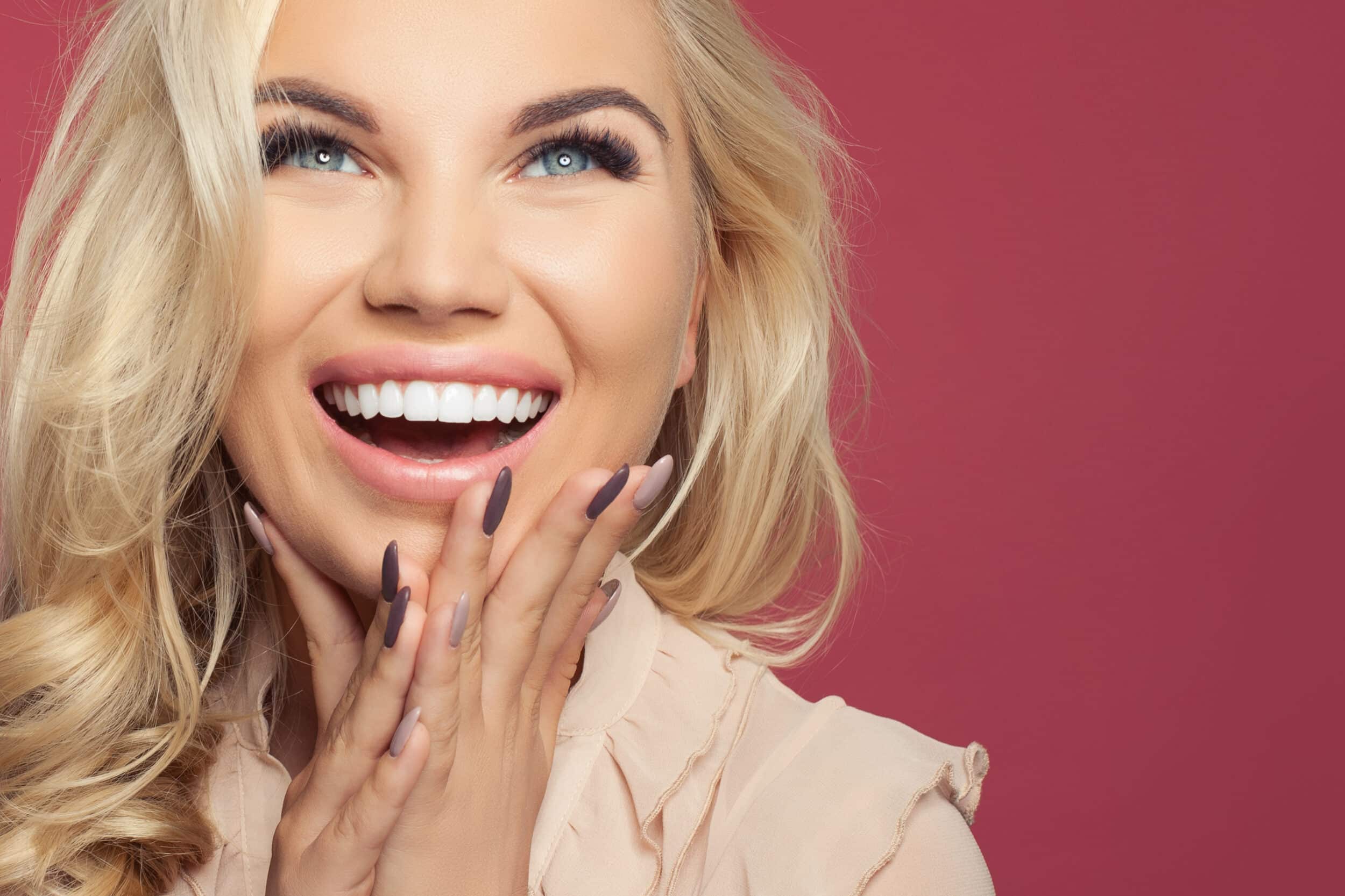 Woman with even skin after microneedling dermaroller treatment in Irvine, CA