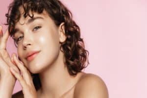 Young woman with clear skin after IPL acne treatment in Fountain Valley, CA