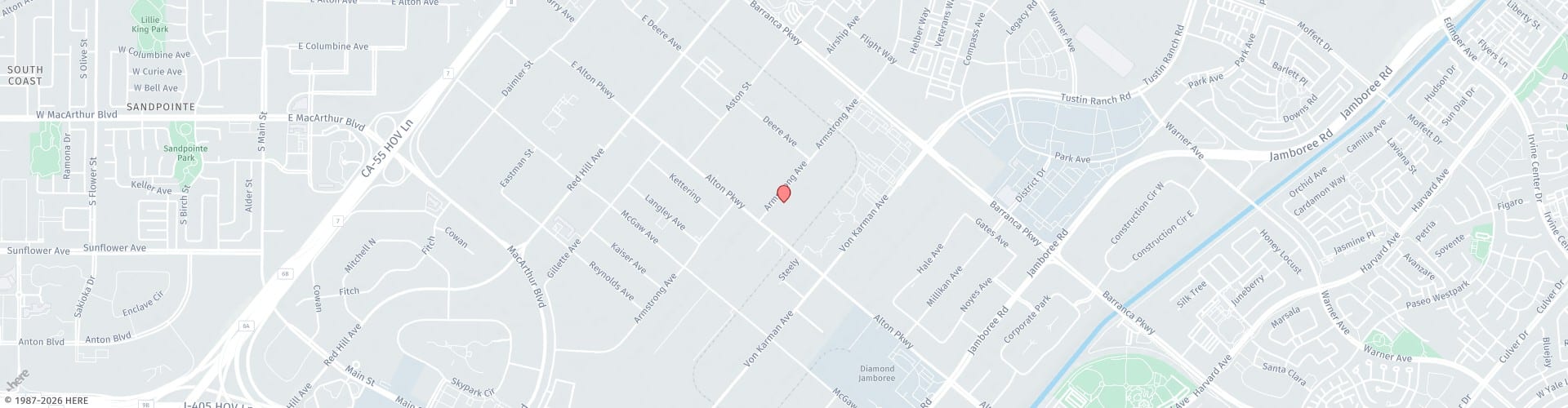 Location Map: 17305 Von Karman Ave Irvine, CA 92614